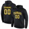 Custom Stitched Black Gold-White Sports Pullover Sweatshirt Hoodie