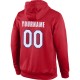 Custom Stitched Red White-Royal Sports Pullover Sweatshirt Hoodie