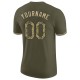 Custom Olive Camo-Black Salute To Service Performance T-Shirt