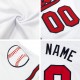 Custom White Black-Gold Authentic Baseball Jersey