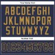 Custom Navy Navy-Old Gold Authentic Baseball Jersey