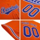 Custom Orange Orange-Gray Authentic Baseball Jersey