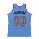 Custom Light Blue Camo-Pink Authentic Throwback Basketball Jersey