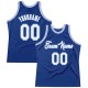 Custom Royal White-Light Blue Authentic Throwback Basketball Jersey