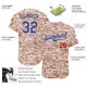 Custom Camo Royal-Red Authentic Baseball Jersey