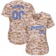 Custom Camo Royal-White Authentic Baseball Jersey