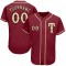 Custom Crimson Khaki-Black Authentic Baseball Jersey