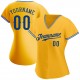 Custom Gold Royal-White Authentic Baseball Jersey