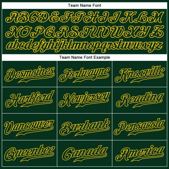 Custom Green Green-Gold Authentic Baseball Jersey