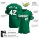 Custom Kelly Green White-Gray Authentic St. Patrick's Day Baseball Jersey