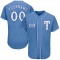 Custom Light Blue White-Royal Authentic Baseball Jersey