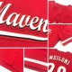 Custom Red Navy-White Authentic Baseball Jersey