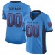 Custom Powder Blue Navy-Red Mesh Drift Fashion Football Jersey