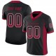 Custom Black Cardinal-White Mesh Drift Fashion Football Jersey