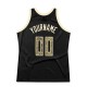 Custom Black Camo-Cream Authentic Throwback Basketball Jersey