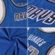 Custom Blue White-Black Authentic Throwback Basketball Jersey