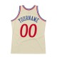 Custom Cream Red-Royal Authentic Throwback Basketball Jersey