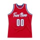 Custom Red White-Royal Authentic Throwback Basketball Jersey