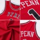 Custom Red White-Black Authentic Throwback Basketball Jersey