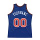 Custom Royal Orange-White Authentic Throwback Basketball Jersey