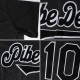 Custom Black White-Blue Authentic Throwback Rib-Knit Baseball Jersey Shirt