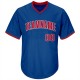 Custom Royal Red-White Authentic Throwback Rib-Knit Baseball Jersey Shirt