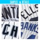 Custom White Royal Strip Royal-Red Authentic Throwback Rib-Knit Baseball Jersey Shirt