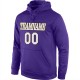 Custom Stitched Purple White-Old Gold Sports Pullover Sweatshirt Hoodie