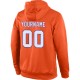 Custom Stitched Orange White-Purple Sports Pullover Sweatshirt Hoodie