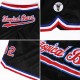 Custom Black Red-Royal Authentic Throwback Basketball Shorts