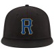 Custom Black Royal-Gold Stitched Adjustable Snapback Hat