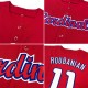 Custom Red Navy-White Authentic Baseball Jersey