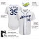 Custom White Navy Authentic Baseball Jersey