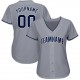 Custom Gray Navy-White Baseball Jersey