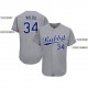 Custom Gray Royal-White Baseball Jersey