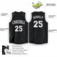 Custom Black White V-Neck Basketball Jersey